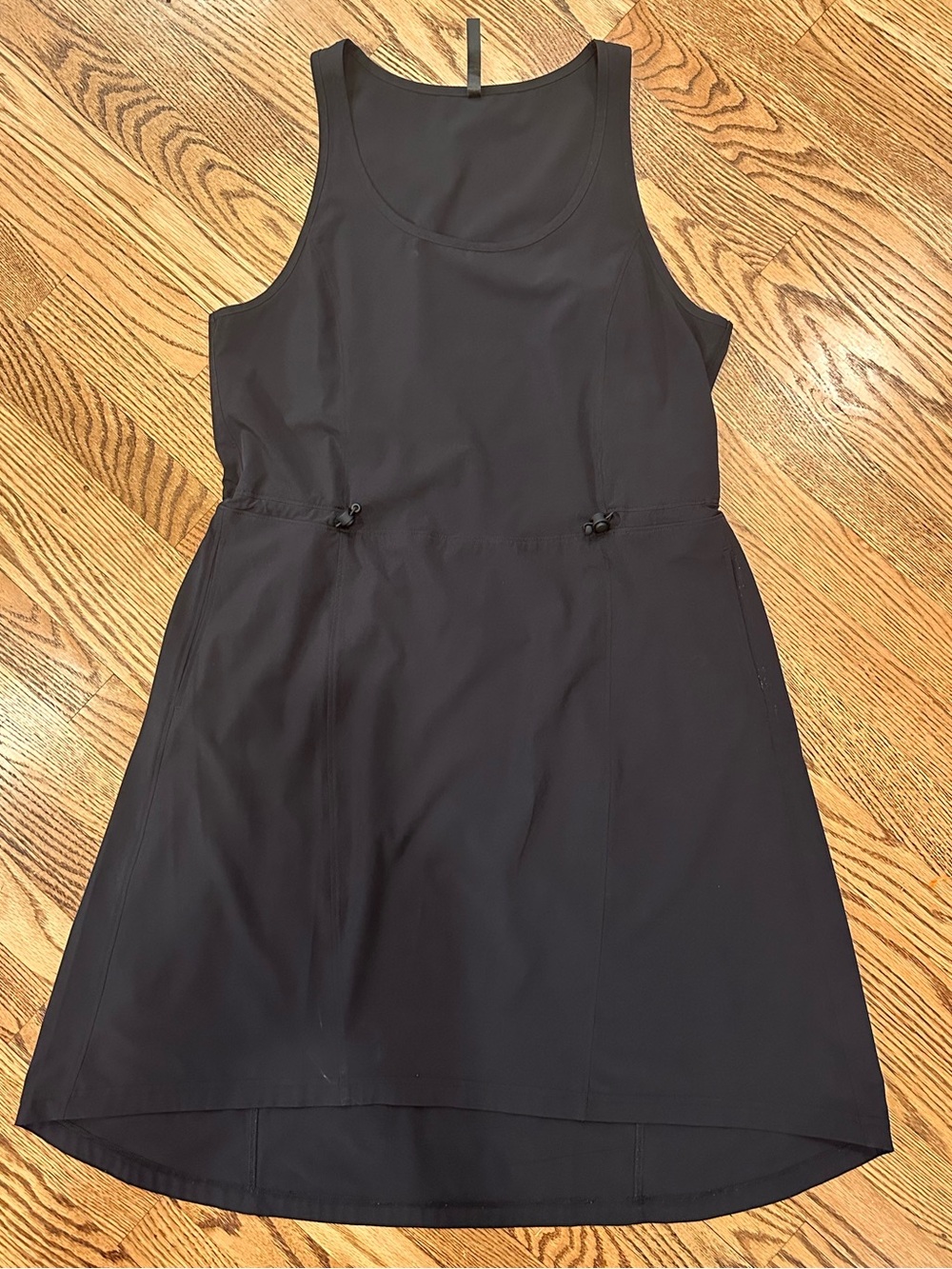 MPG Active Black Sleeveless Scoop Neck Athleisure Dress Sz M
